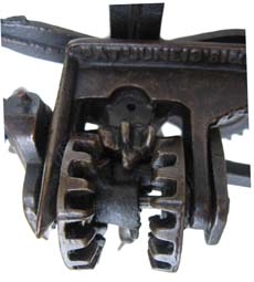 Image of Bevel Gears on  S.S. Hersey Apple Peeler