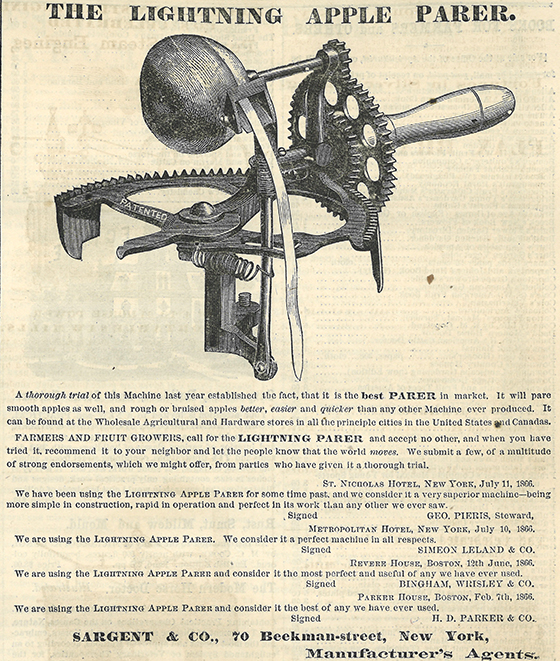 Lightning Parer First Advertisement