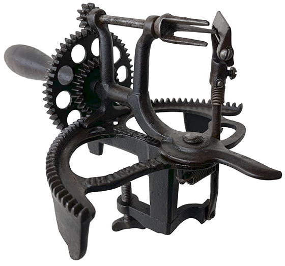 Lightning Apple Parer with Spring-Loaded Paring Head