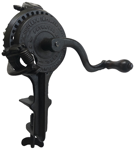 F. W. Hudson's Improved Apple Parer